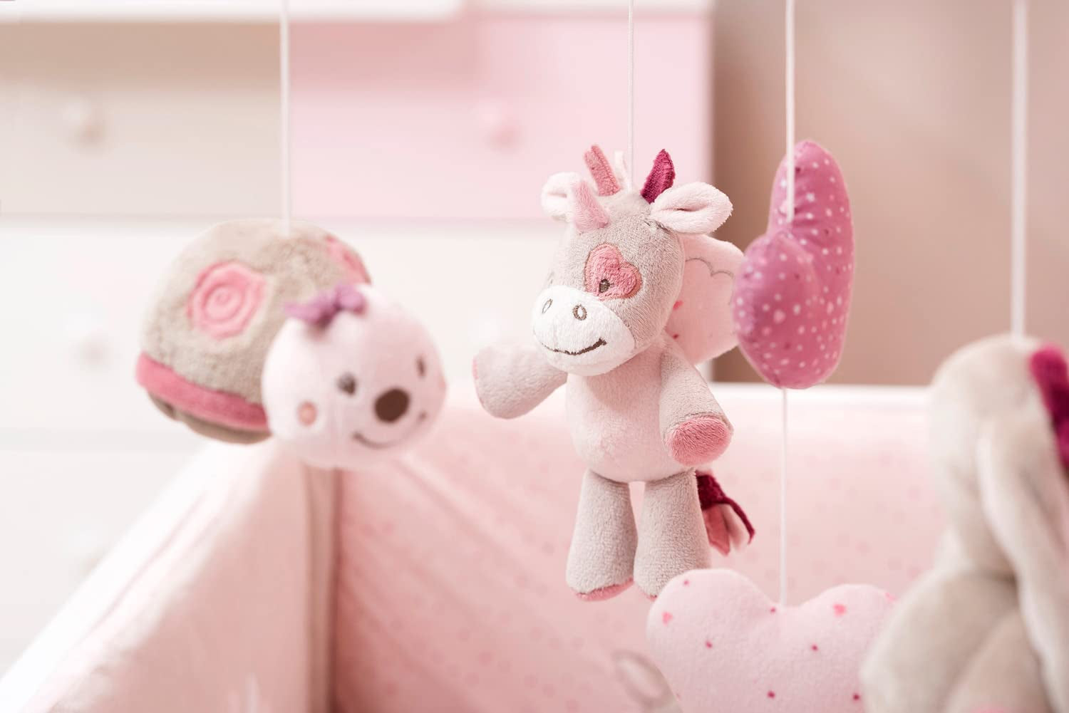 Nattou Nina Jade Lili Mobile, pink