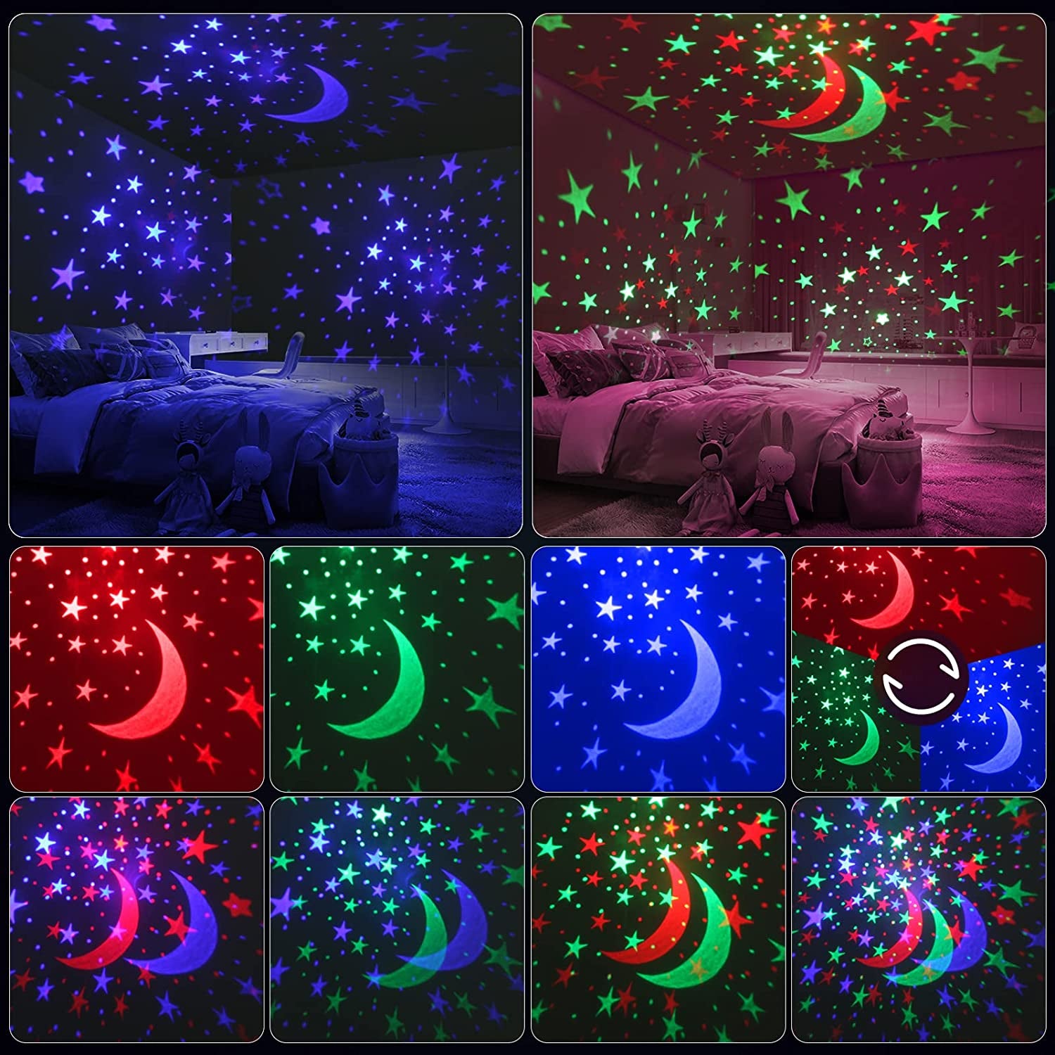 Night Light Kids Star Projector Baby Sensory Lights Toys White Noise Machine Baby with 29 Soothing Sounds Baby Night Light for Kids Children Boy Girl Gifts Baby Sound Machine with Timer and Remote