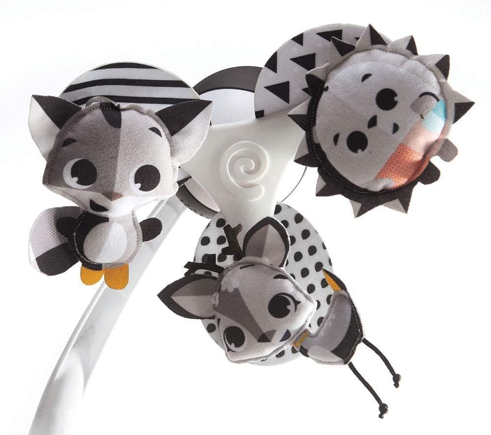 Tiny Love Black and White Take-Along Mobile, Baby Mobile with Music, 0m +, 29 x 20,5 x 32 cm, Magical Tales