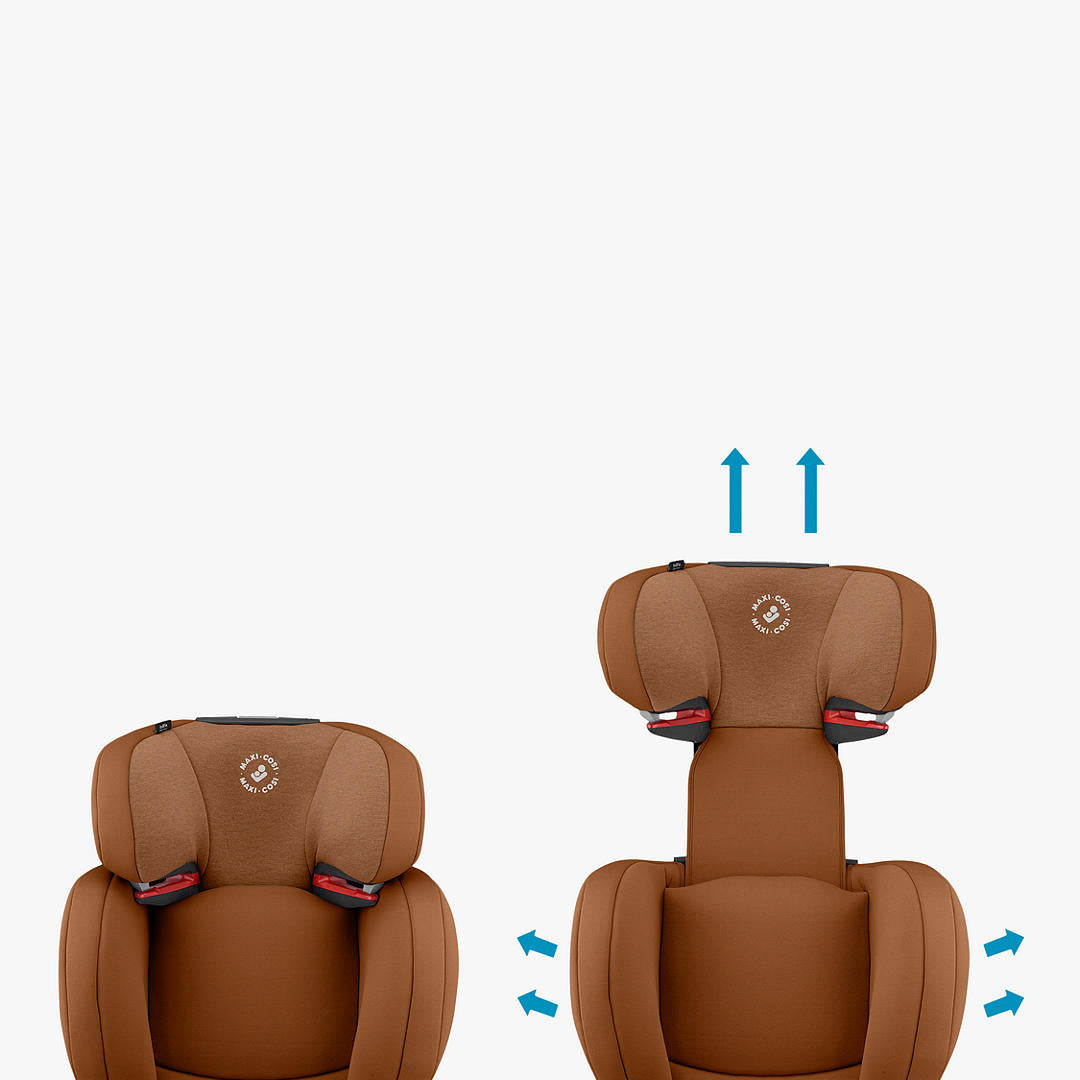 Maxi-Cosi Rodifix Air Protect Group 2/3 Car Seat, Authentic Cognac
