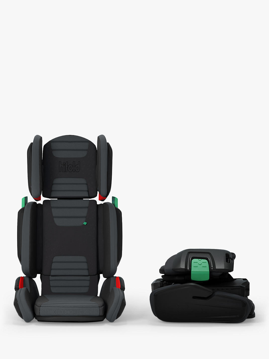 Mifold Compact and Portable Booster Car Seat Group 2/3 ,Slate Grey