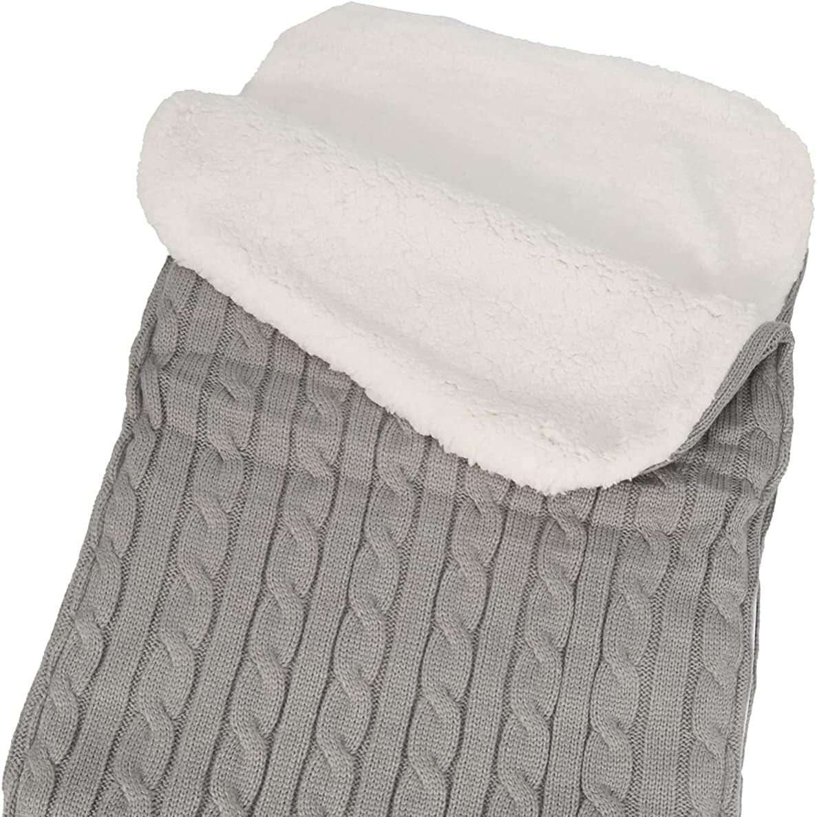 Baby Swaddle Blanket Stroller Wrap Fleece Blanket Sleeping Bag Plus Velvet