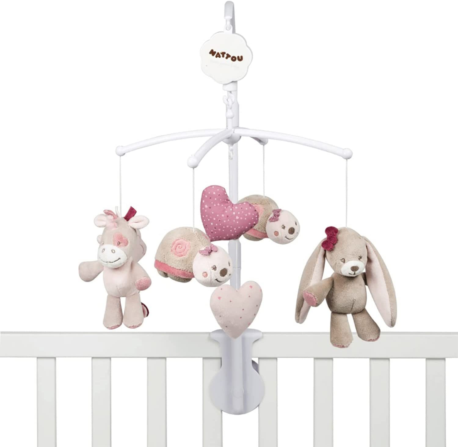 Nattou Nina Jade Lili Mobile, pink