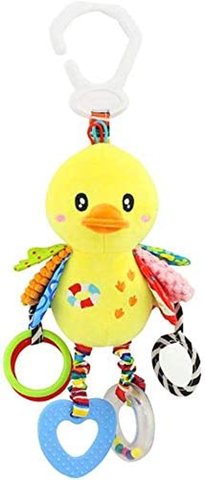 Dreamsdox Cute Animal Soft Baby Rattles Teether Toys, Baby Crib Cot Pram Hanging Rattles Stroller Car Seat Toy (Rabbit)