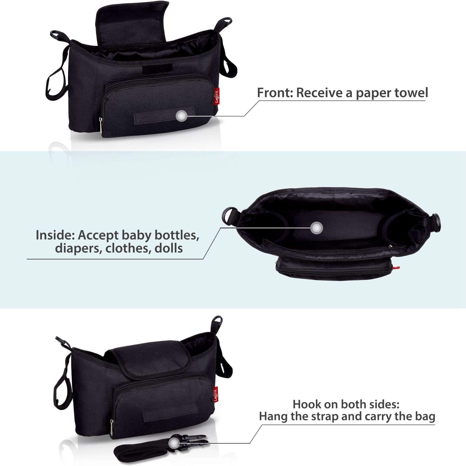 Waterproof Baby Pram Buggy Organiser Bag