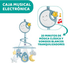 Chicco Next2Dreams Baby Mobile with Music Box for Cot and Bed - 3 in 1 Baby Mobile Compatible with Next2Me Cot, with Sound Effects, Soft Night Light Projector and Classical Music - 0+ Months, Blue