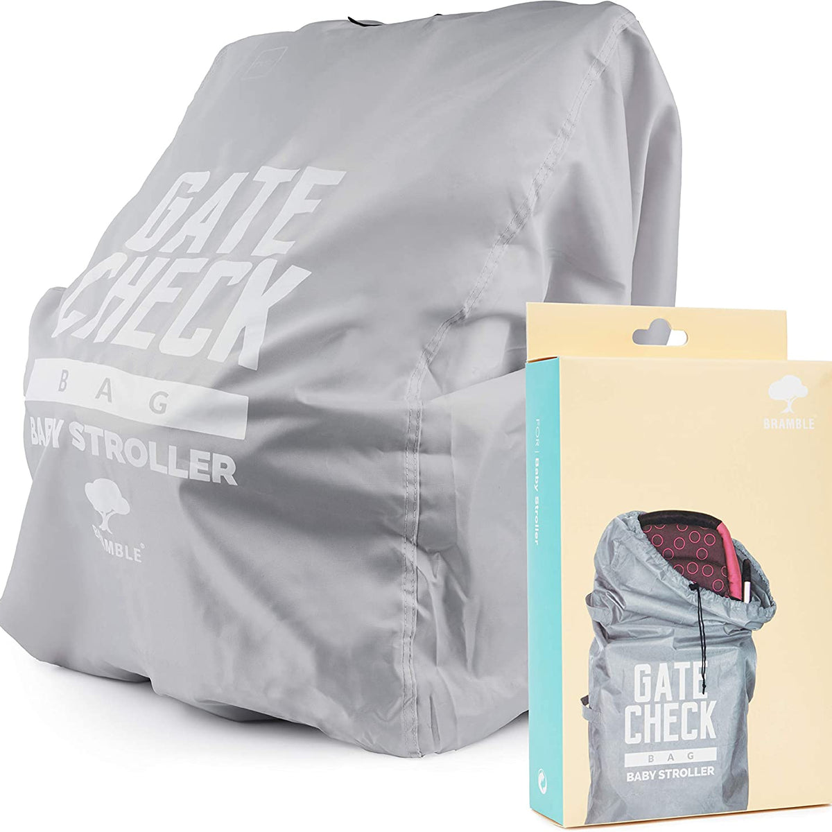 Gate Check Car Seat Bag Universal Stroller Travel Bag  Waterproof  Pushchair Cover For Airplane Gate Check, Fits Most Umbrella Strollers  Double Stroller Gate Check Bag