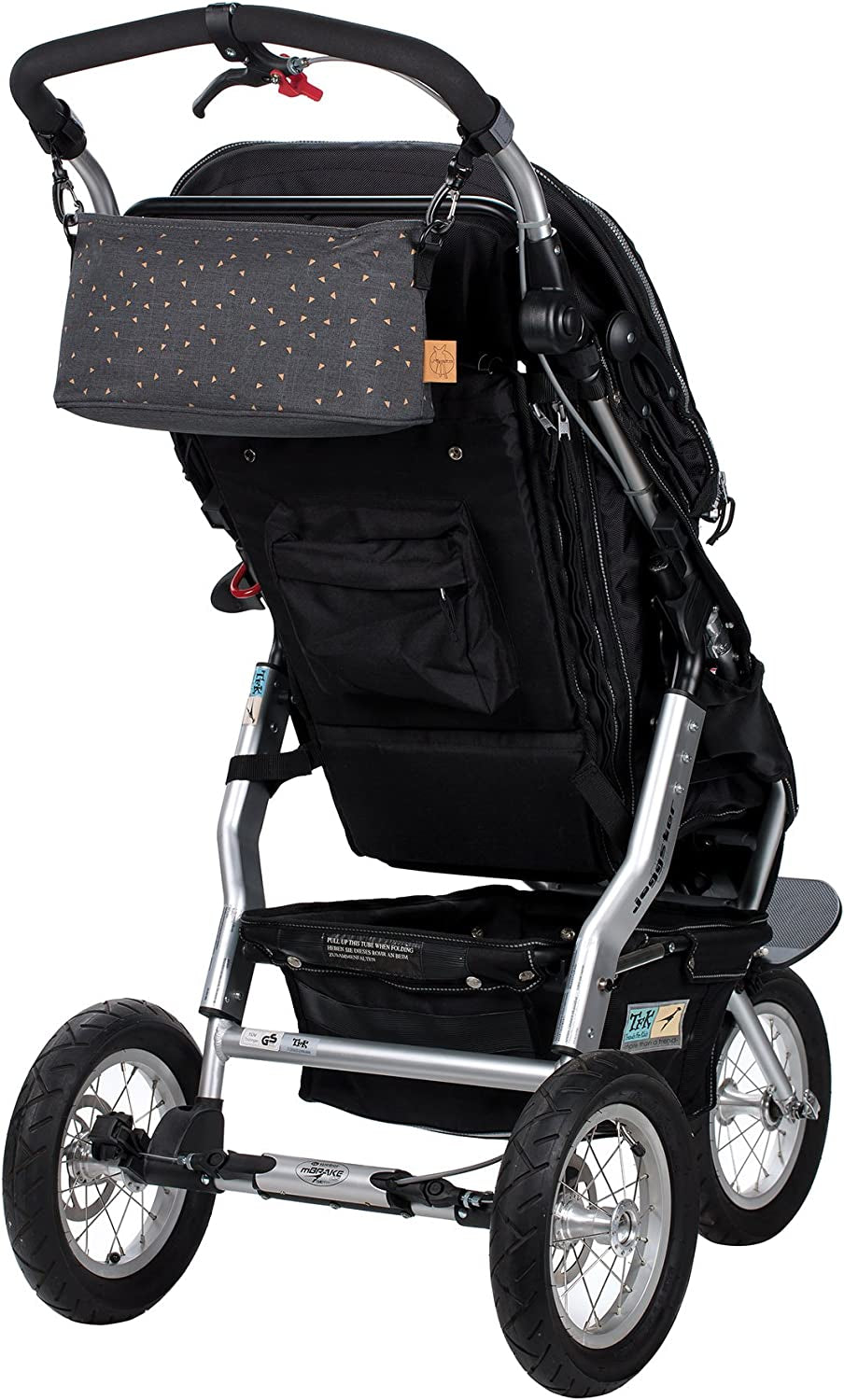 Lassig Casual Buggy Organizer, Triangle, Dark Grey