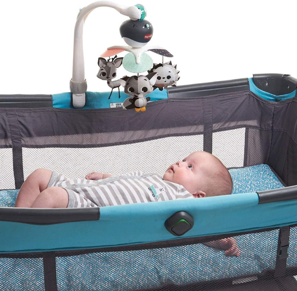 Tiny Love Black and White Take-Along Mobile, Baby Mobile with Music, 0m +, 29 x 20,5 x 32 cm, Magical Tales