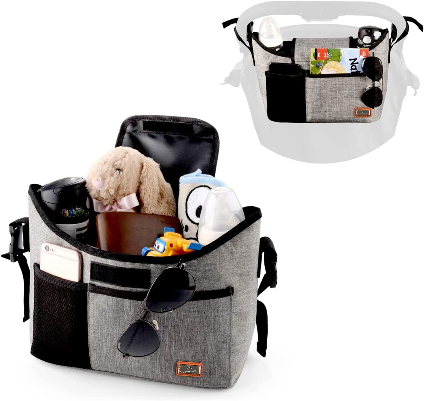 Buggy Pram Bag Organiser Large Capacity 11L