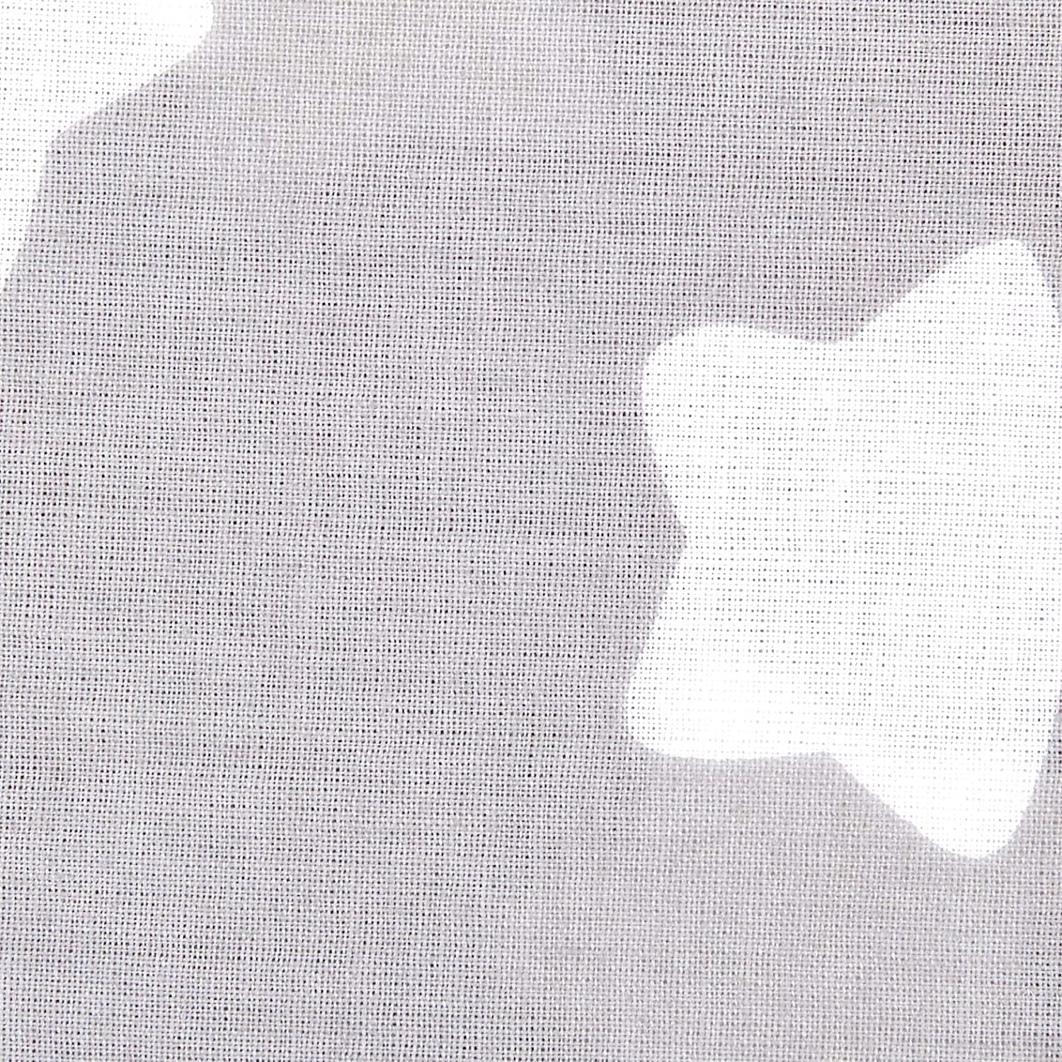 Baby Bedding Set Pillowcase + Duvet Cover 2PC to FIT Baby COT (Big White Stars on Grey Background)