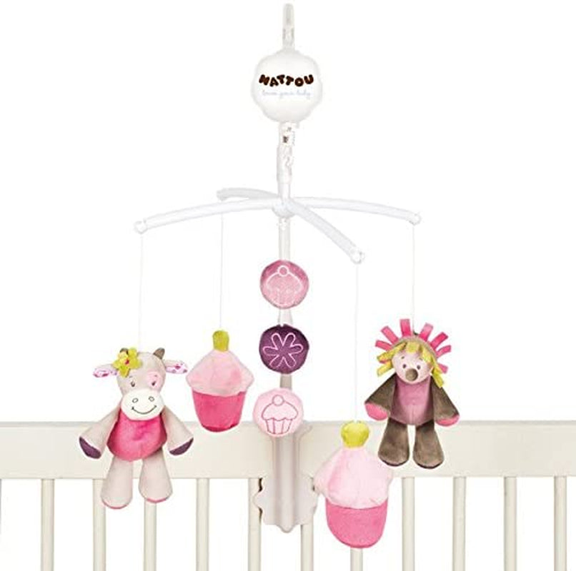 Nattou Nina Jade Lili Mobile, pink