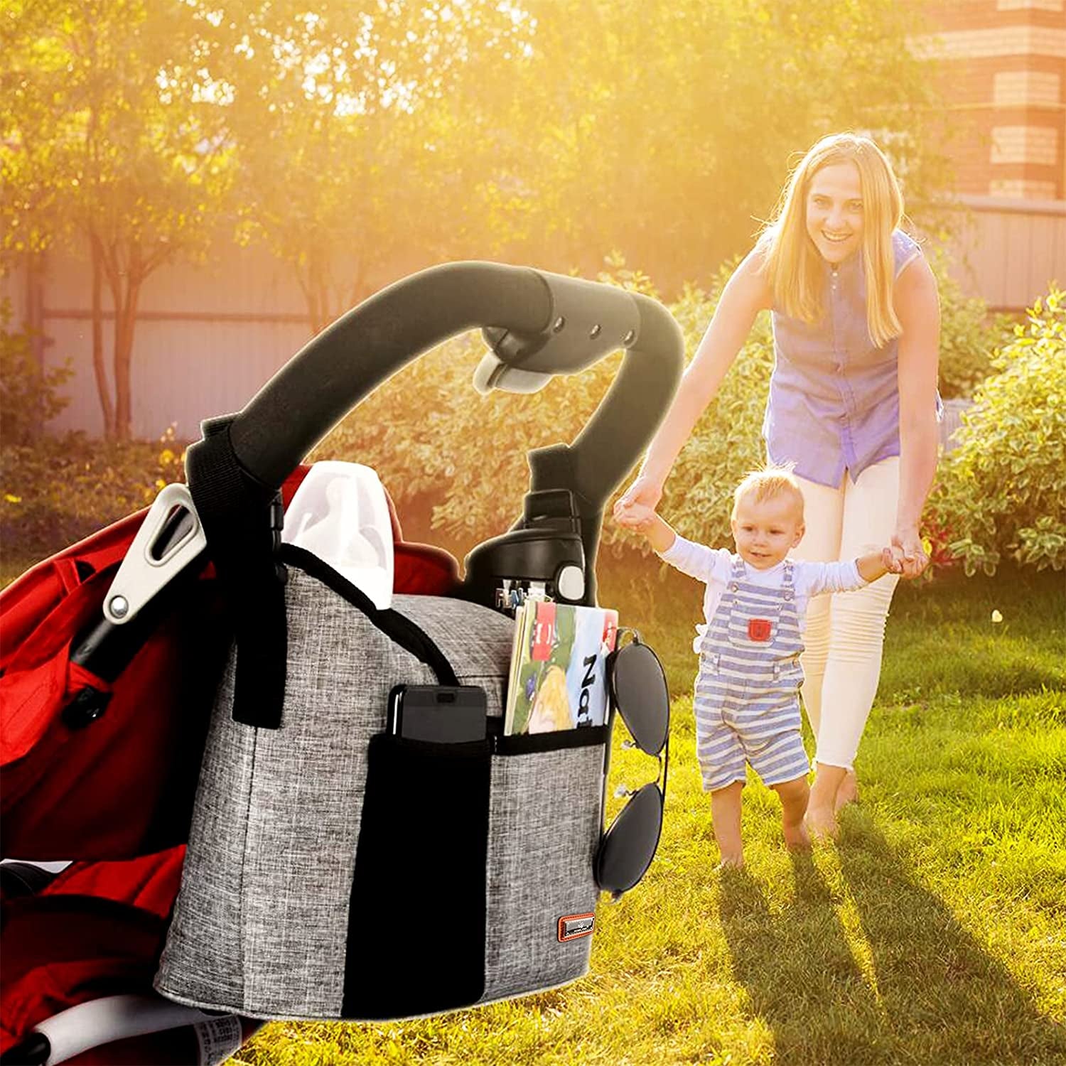 Buggy Pram Bag Organiser Large Capacity 11L