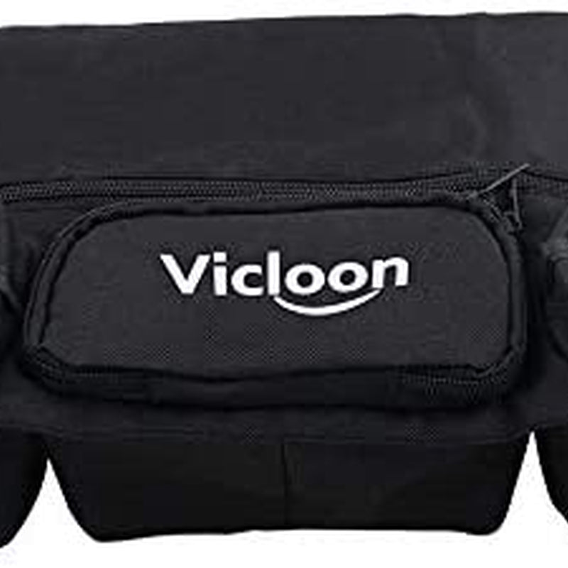 Vicloon Multifunctional Baby Stroller Organizer Storage Bag, Waterproof Stroller Accessories Bag,Pram Pushchair Cup Holder Stroller Buggy Bottle Hanging Storage Pouch,Hanging Pallets Bag,Diaper Bag