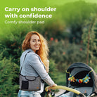 Large Capacity Buggy Organiser with Waterproof Raincover