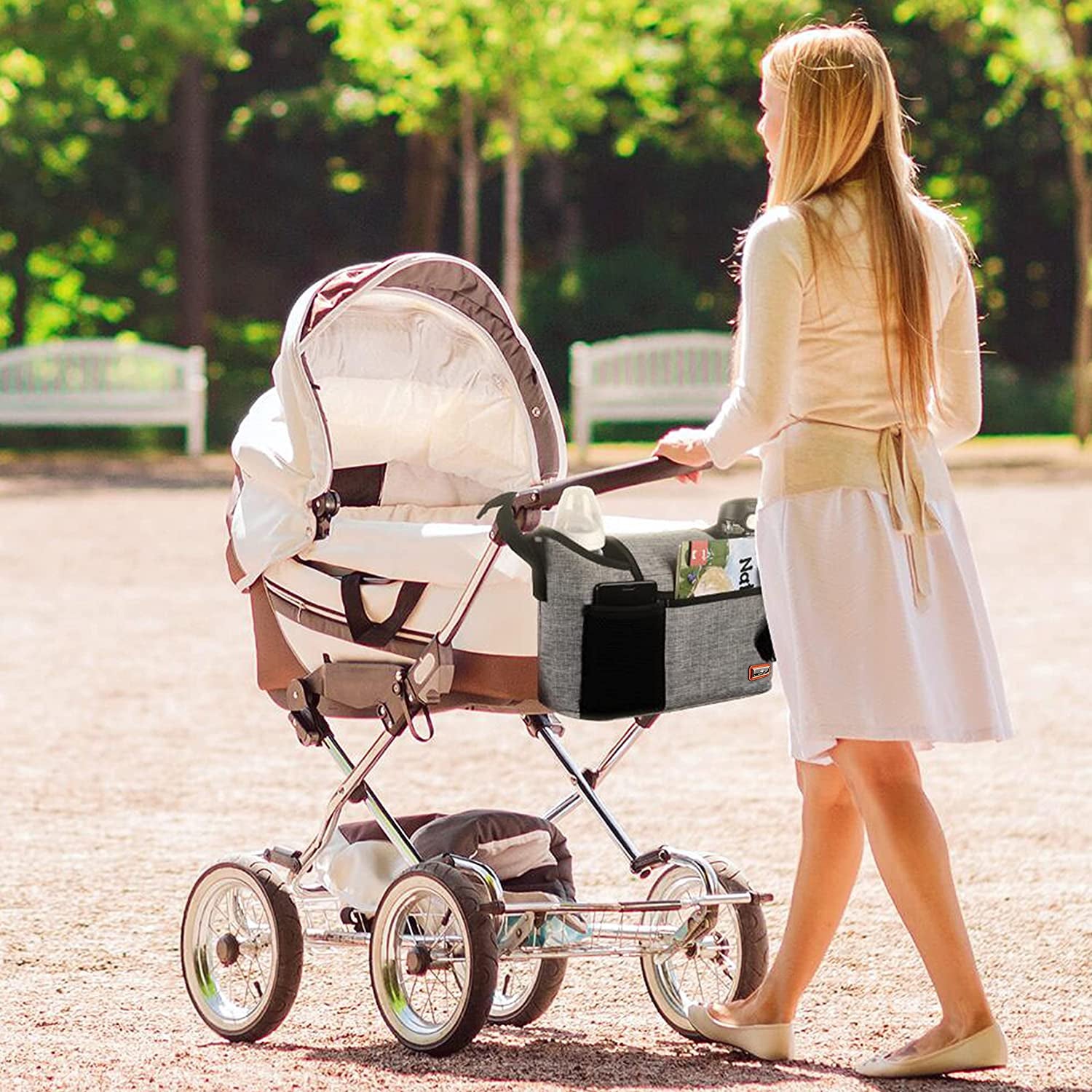 Buggy Pram Bag Organiser Large Capacity 11L