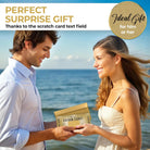 Gift For Her And Him - Golden Ticket Scratch-off Cards with Envelopes, Birthday Cards Gifts for Wife, Women, Men - Scratch Card to Personalize - Gift for Girlfriend, Date Night Present, Travel Gift