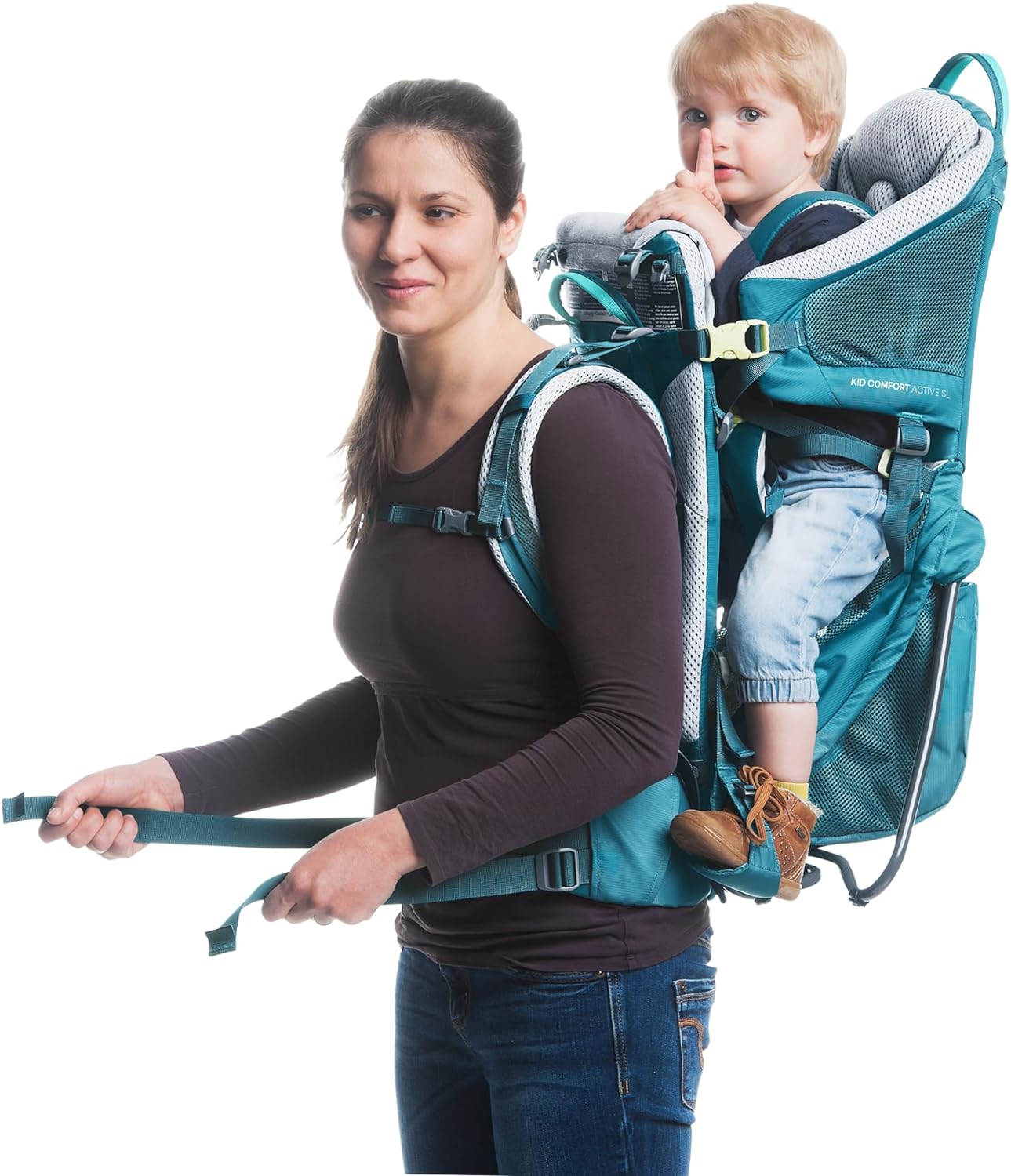 Deuter Women s Kid Comfort Active SL Lightweight Child Carrier denim ZUGATI