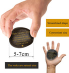 Happy Valentines Day Gift - Black Polished You are My Rock Engraved Pebble - Emotional Valentines Gifts for Him, Valentines Gifts for Her - Boyfriend Gifts, Girlfriend Gifts, Gifts for Couples