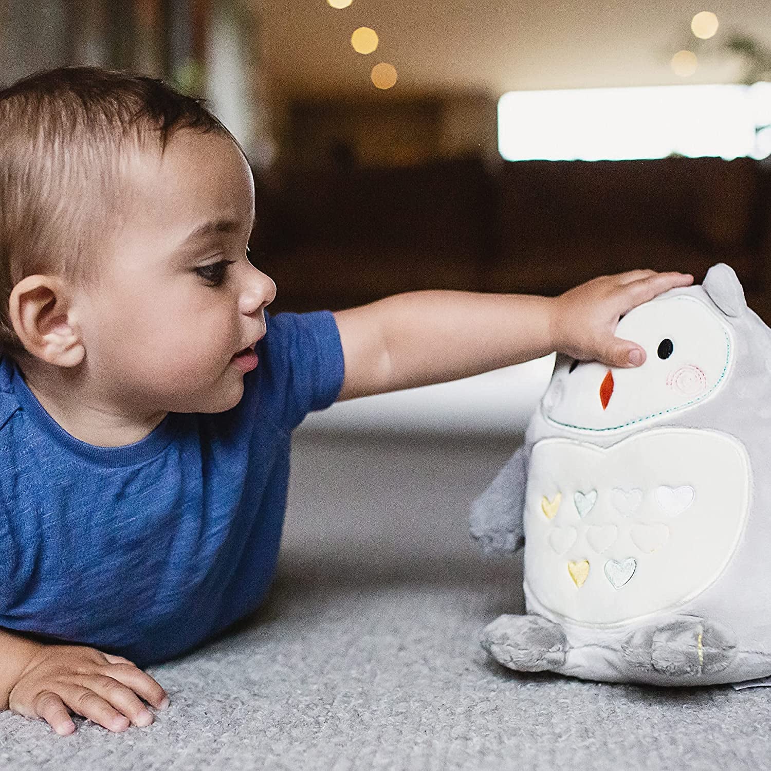 Tommee Tippee Grofriend Baby Sound and Light Sleep Aid, USB-Rechargeable, Soothing Sounds, Lullabies and White Noise, CrySensor and Nightlight, Ollie the Owl