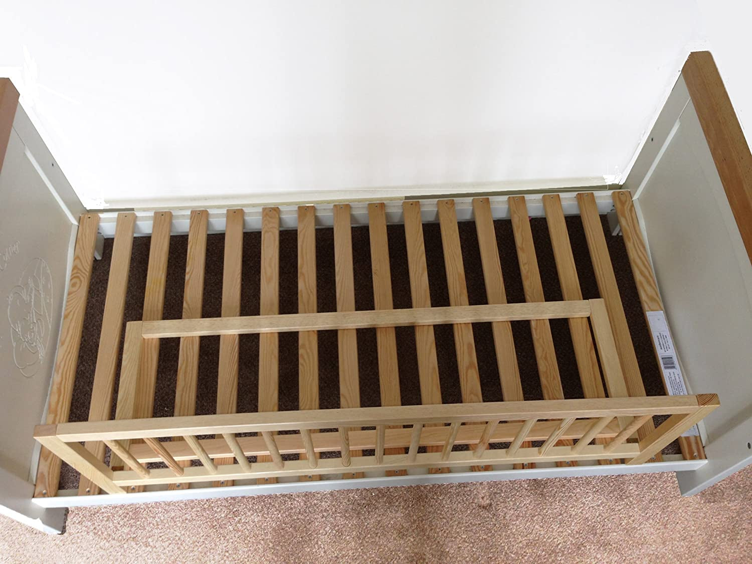 Safetots Bed Guard Wooden Natural