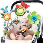 Tiny Love Sunny Stroll Activity Arch with Rattle Toys, 0 Month +, Adjustable Clips Fit Most Strollers, Meadow Days