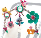 Tiny Love Sunny Stroll Activity Arch with Rattle Toys, 0 Month +, Adjustable Clips Fit Most Strollers, Meadow Days