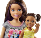 Barbie Babysitting Playset with Skipper Doll, Baby Doll, Bouncy Stroller and Themed Accessories for 3 to 7 Year Olds, FJB00 - Amazon Exclusive