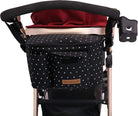 Miracle Baby® Stroller Storage Bag - Baby Carriage Organizer Diaper Bag - Large Capacity with 2 Cup Holders