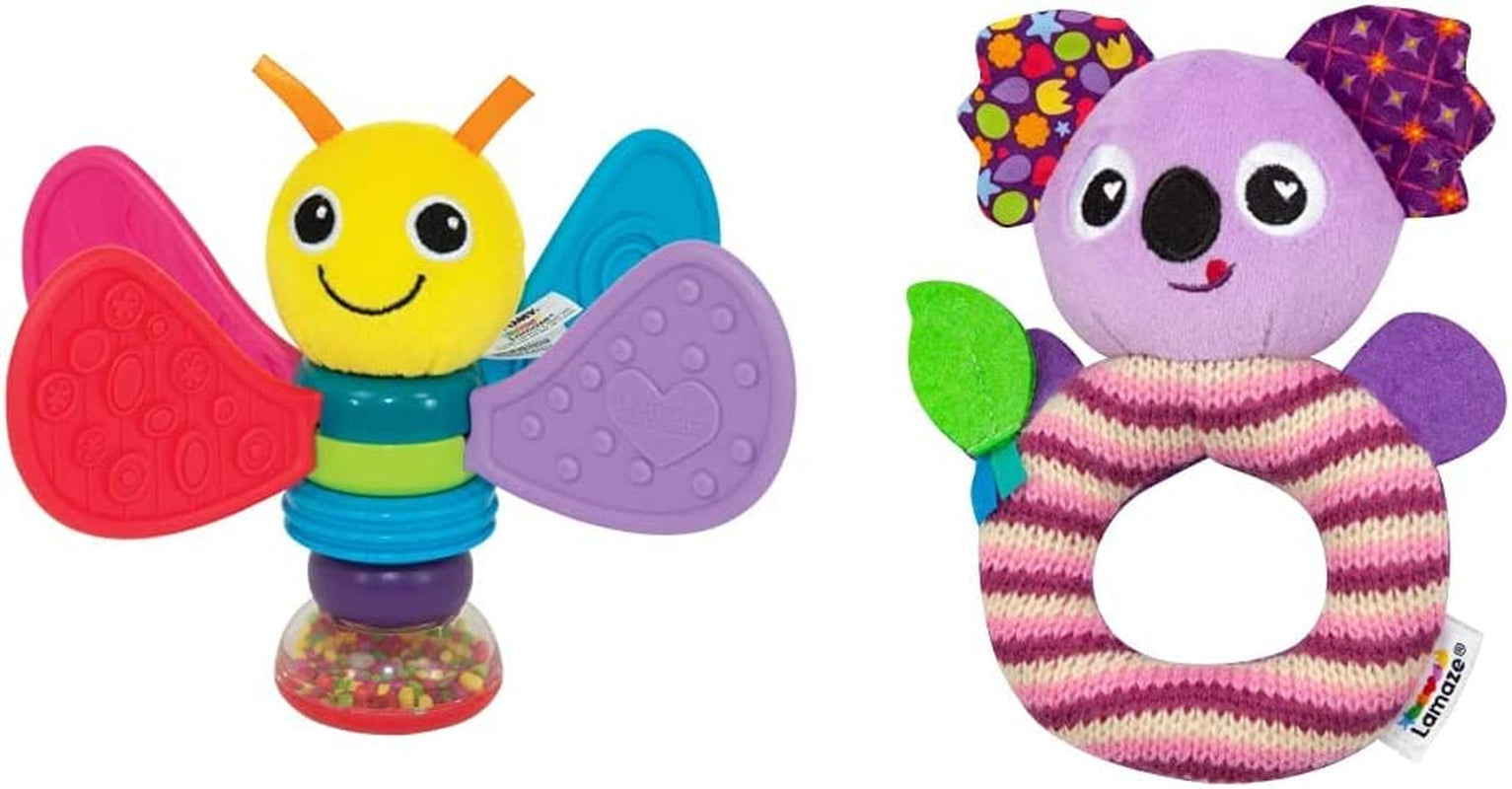 Lamaze Freddie the Firefly Baby Rattle for Newborn Babies, 0 Months+