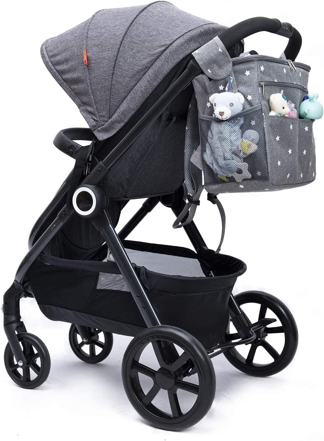 Waterproof Baby Stroller Organiser with Cup Holders 