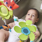 Tiny Love Sunny Stroll Activity Arch with Rattle Toys, 0 Month +, Adjustable Clips Fit Most Strollers, Meadow Days