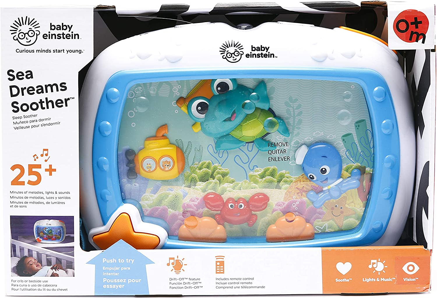 Baby Einstein Sea Dreams Sleep Soother Music Crib Toy Fish Tank