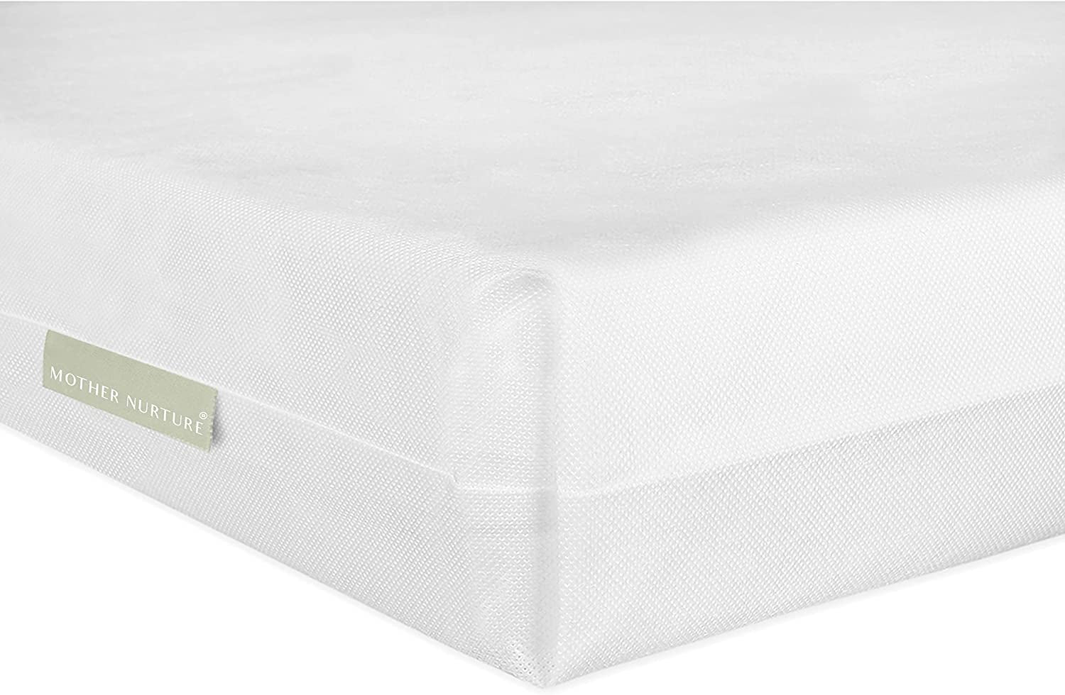 Mother Nurture Essential Eco Fibre Cot Mattress, White, 120 x 60 x 10cm