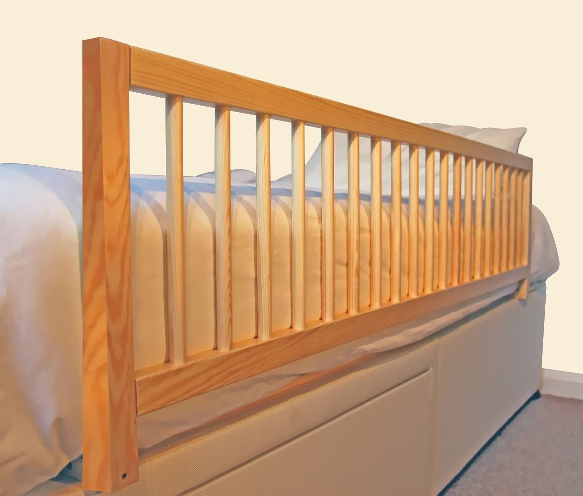 Safetots Bed Guard Wooden Natural