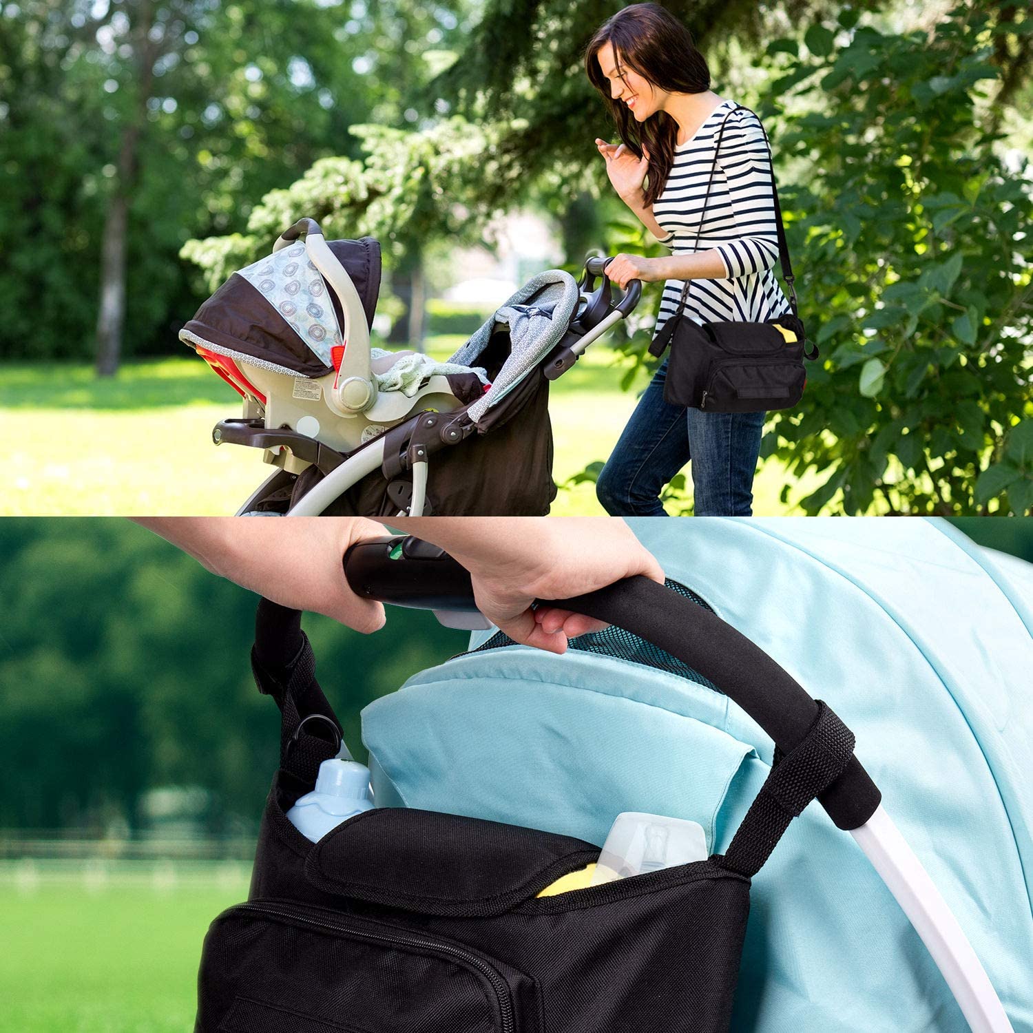 Waterproof Baby Pram Buggy Organiser Bag