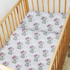 2 Piece Baby Kids Bedding Set 120x90cm Duvet Cover & Pillowcase for Toddler Cot (Mika Beige)