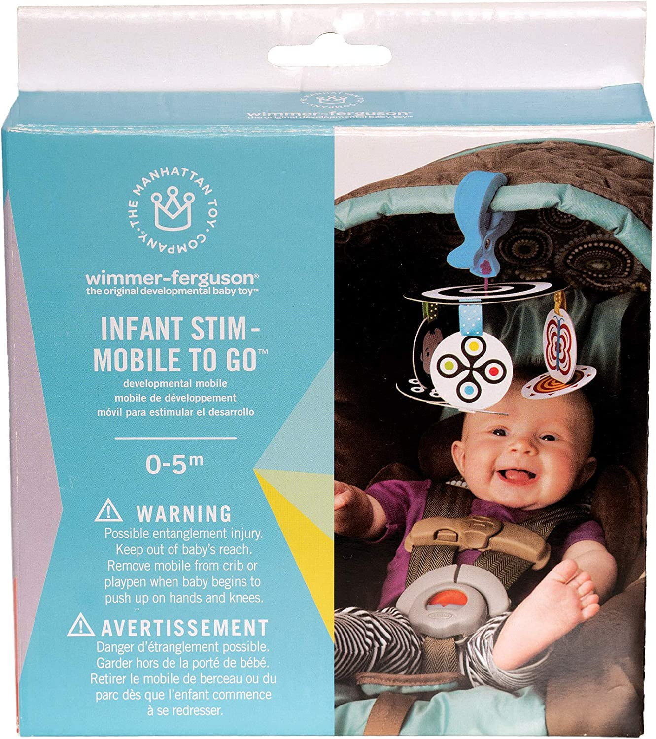 Manhattan Toy Wimmer-Ferguson Infant Stim Mobile To Go Travel Toy
