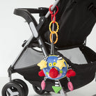 Manhattan Toy 201220 Baby Whoozit 15.24cm Stroller and Travel Activity Toy, Blue