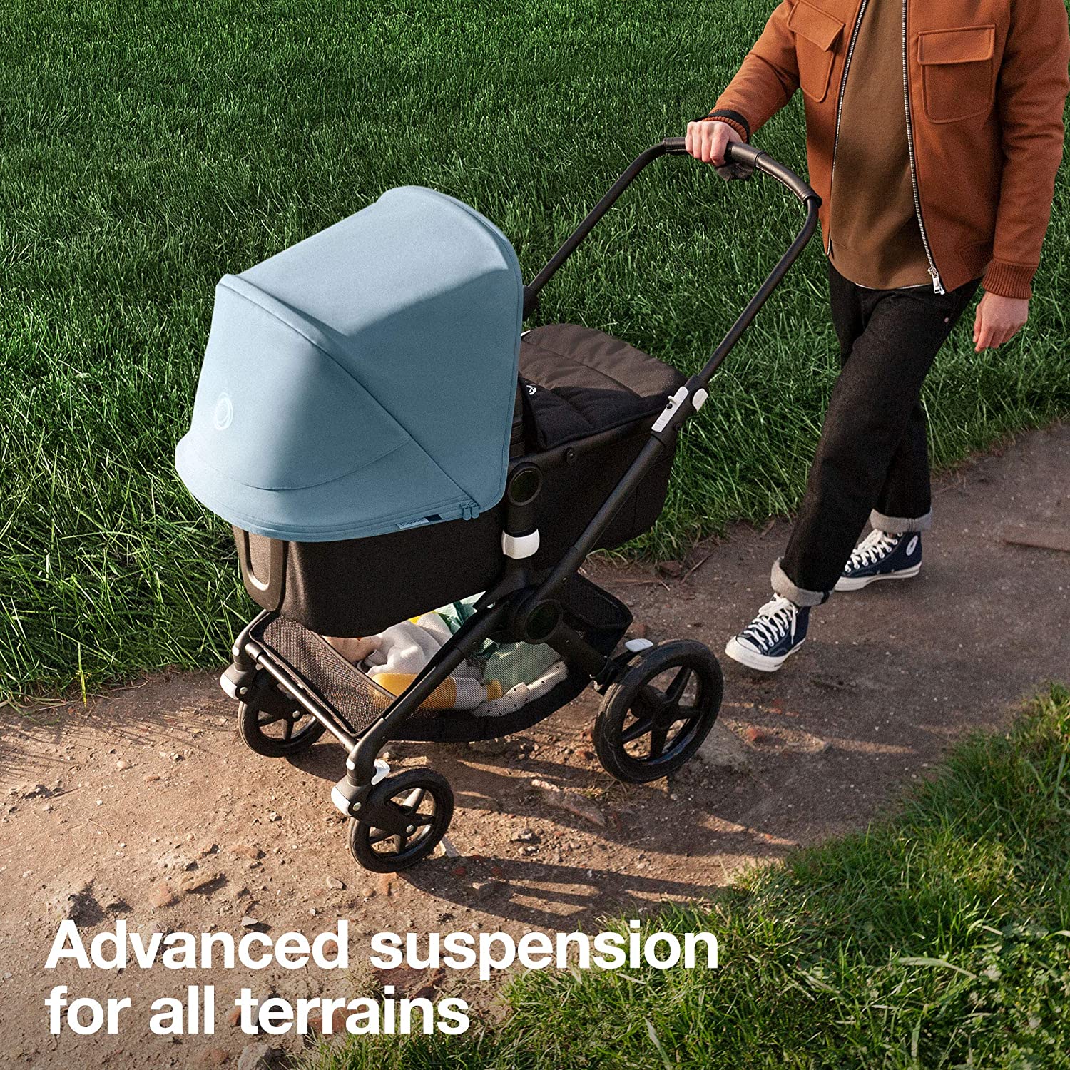 bugaboo vapor blue Bugaboo Fox 2, Foldable 3 in 1 pram and Pushchair with Reversible seat – ZUGATI