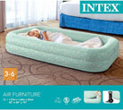 Intex Kidz Travel Cot Bed Inflatable Mattress Air Bed with Pump, 3-6 yrs & Silentnight Safe Nights Cot Bed Pillow - Anti Allergy Nursery Pillow For Sleeping Children Kids Newborn Baby Babies