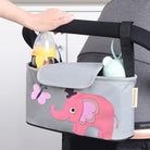 Miracle Baby® Stroller Storage Bag - Baby Carriage Organizer Diaper Bag - Large Capacity with 2 Cup Holders