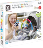 Baby Stroller Arch Toy. Benbat Rainbow Dazzle Friends Play Bar. Fun Newborns Sensory Activity, Adjustable for Bouncers and Car Seat.