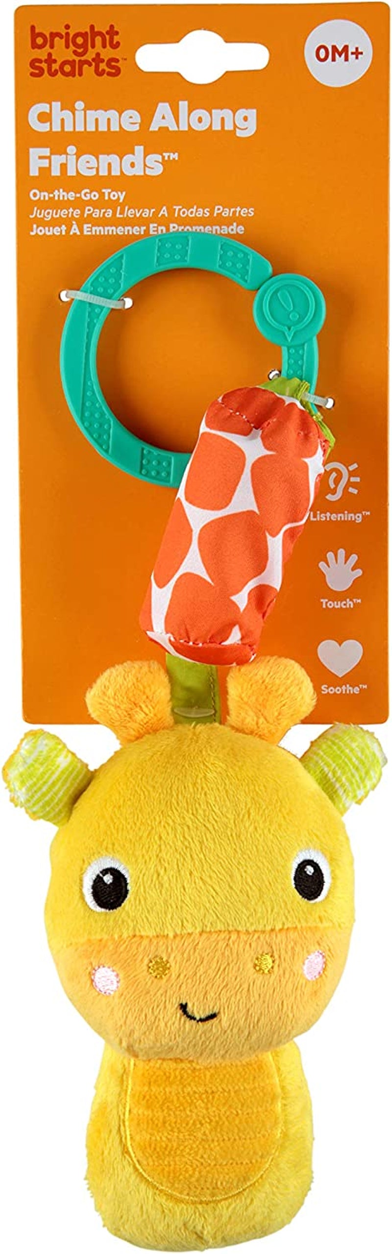 Bright Starts Chime Along Friends On-the-Go Toy - Giraffe