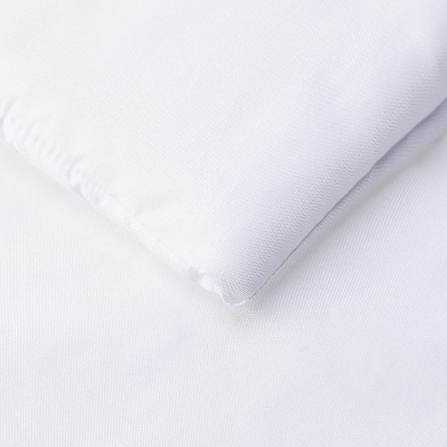 Baby's Comfort Duvet/Quilt and Pillow for Cot/Cotbed, White, 120 x 90 cm