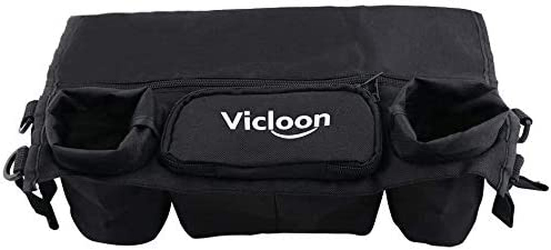 Vicloon Multifunctional Baby Stroller Organizer Storage Bag, Waterproof Stroller Accessories Bag,Pram Pushchair Cup Holder Stroller Buggy Bottle Hanging Storage Pouch,Hanging Pallets Bag,Diaper Bag