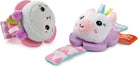 Bright Starts Rattle & Teethe Wrist Pals Toy - Set of Two, Unicorn & Llama